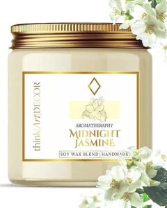 ThinkArtDecor Scented Soy Wax Candle