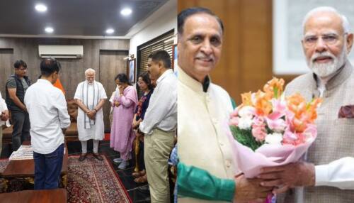 PM Modi Vijay Rupani: