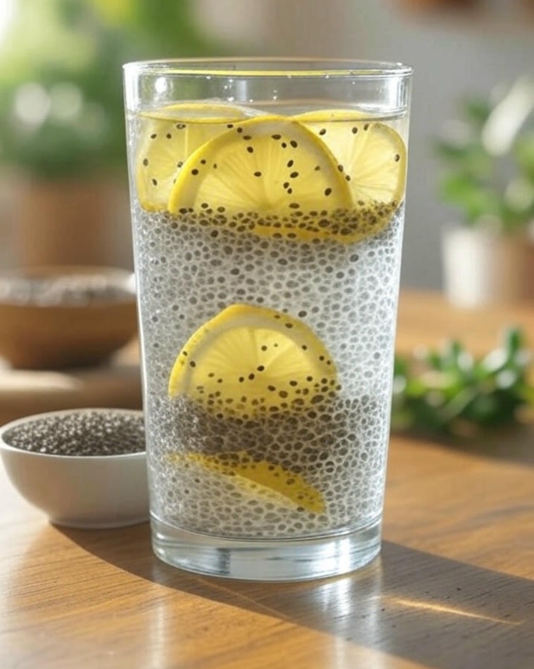 Lose Weight with Lemon Water-Chia Seeds