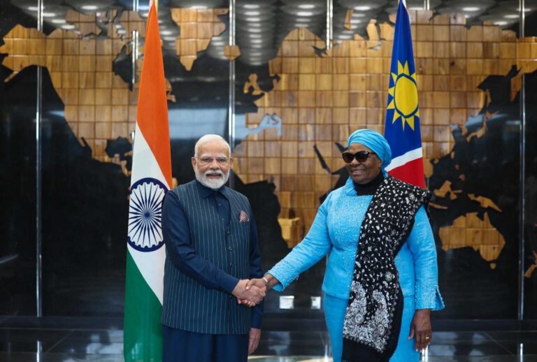 India Namibia defence and health collaboration: डिजिटल तकनीक, रक्षा, स्वास्थ्य और खनिजों पर हुई चर्चा