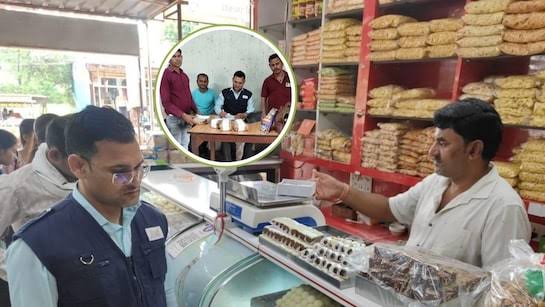 Food department raid before Raksha Bandhan फूड विभाग की ताबड़तोड़ छापेमारी: रक्षाबंधन से पहले लिए गए 6 नमूने, उपभोक्ता हित में बड़ी कार्यवाही