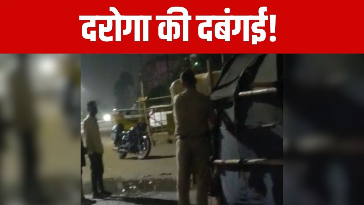 Gorakhpur Daroga Dabanggai गोरखपुर में दारोगा की दबंगई: दुर्गा पंडाल तोड़ा, समिति अध्यक्ष को जड़ा थप्पड़