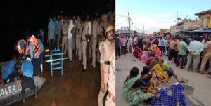 Durga idol immersion accident in Agra आगरा की करुण पुकार: दुर्गा विसर्जन बना मौत का मंजर, तीन युवक मृत, कई अब भी लापता