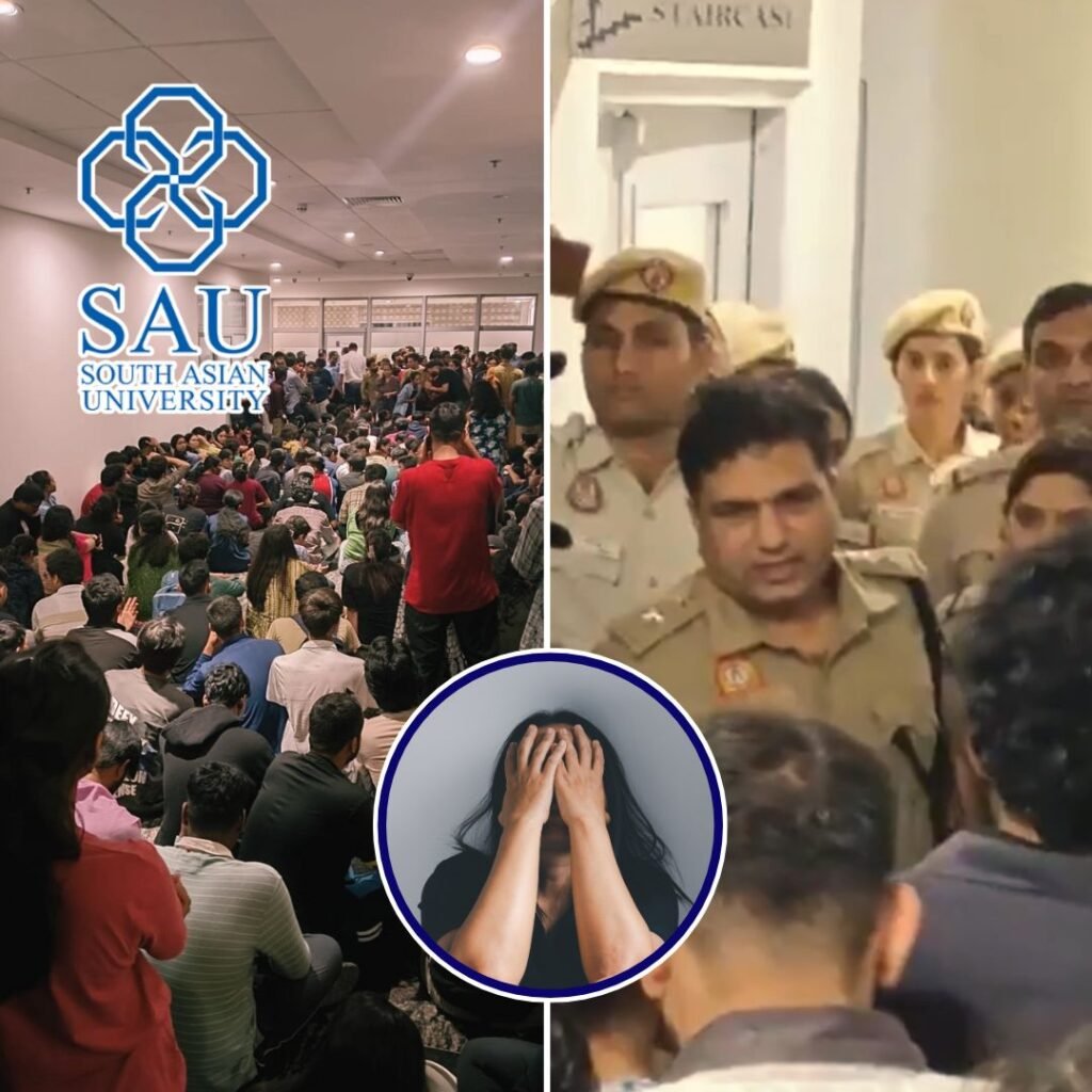 Delhi की South Asian University Case में शर्मनाक कांड: छात्रा से दुष्कर्म की कोशिश, प्रशासन पर आरोप छात्रों का फूटा गुस्सा! 3