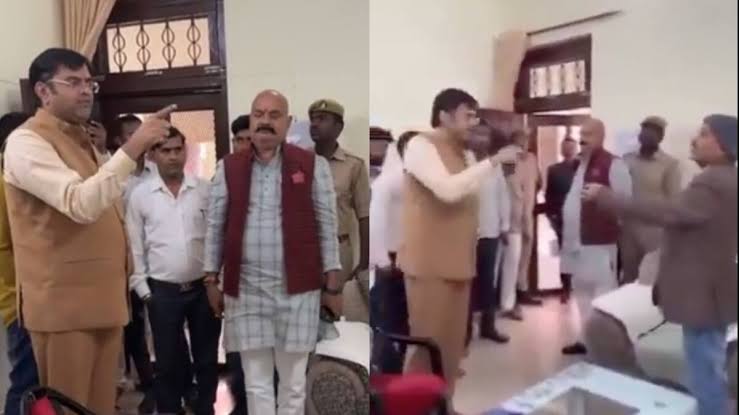 Siddharthnagar MLA Vinay Verma का वीडियो वायरल “नंगा घुमाऊंगा, जूते से पीटूंगा” बोलकर इंजीनियर पर फूटा गुस्सा 4 Siddharthnagar MLA Vinay Verma का वीडियो वायरल “नंगा घुमाऊंगा, जूते से पीटूंगा” बोलकर इंजीनियर पर फूटा गुस्सा